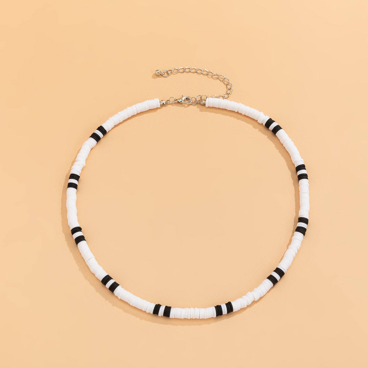 Fashion Soft Pottery Choker Necklace For Women Bohemian Colorful Clay Collar Shell Necklace Summer Beach Jewelry
