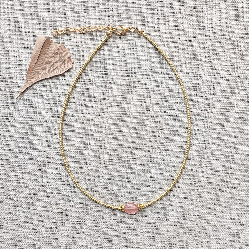 Exquisite Beaded Crystal Natural Shell Necklace Ohemia Style Handmade Women Statement Collares De Moda Beach Jewelry Friendship