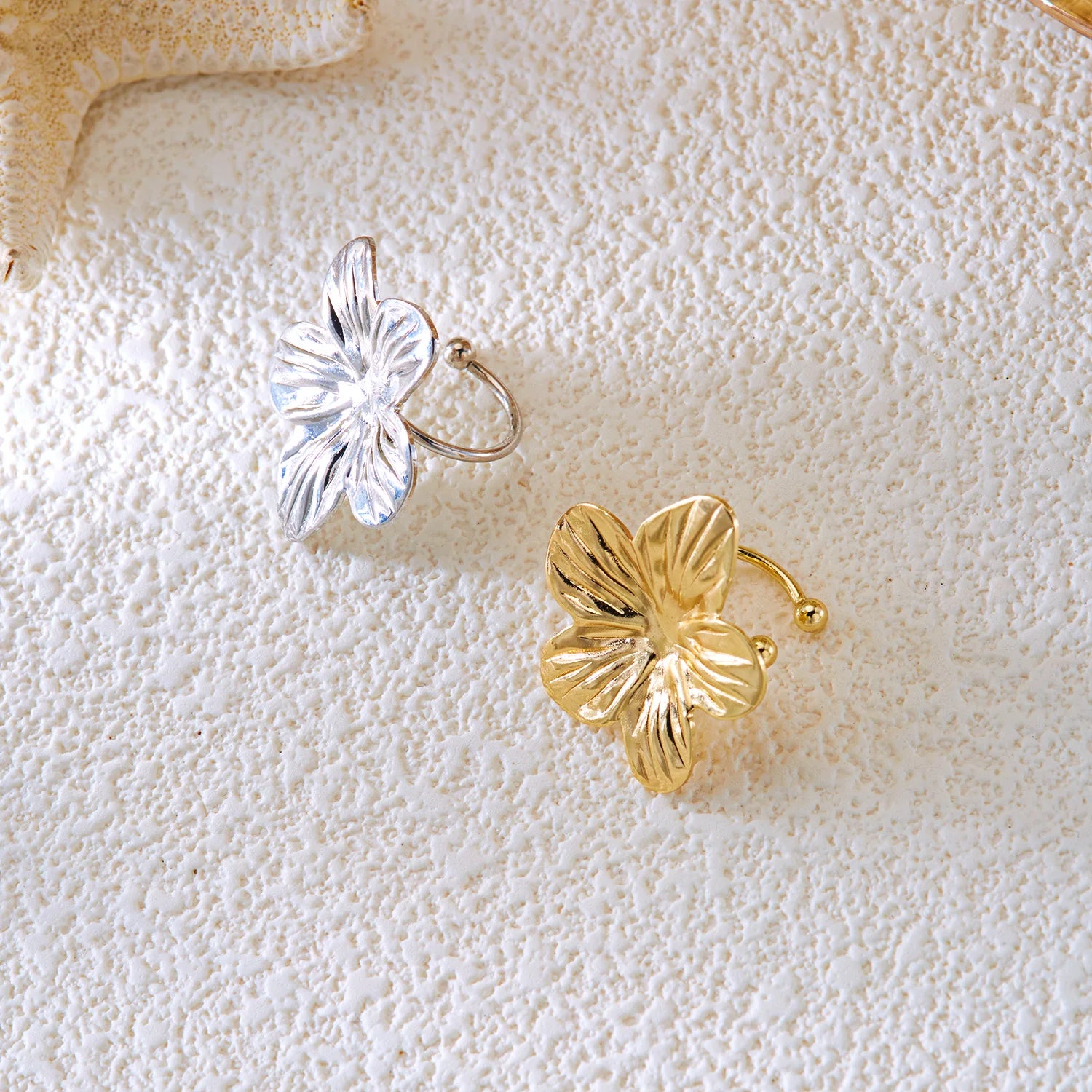 Starfish Shell Conch Ear Clip Earrings Jewelry