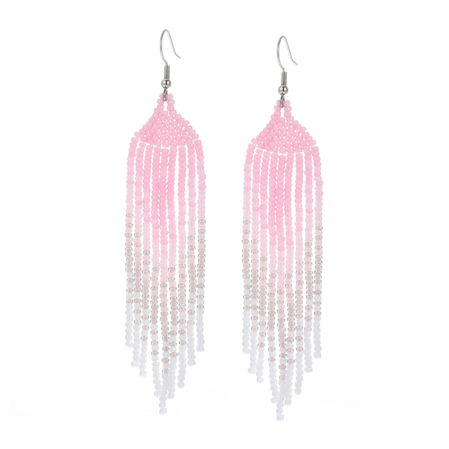 LIMAX Bohemian Earrings 2022 Beads Long Earrings Ethnic Style Drop Earings Fashion Jewelry Bijoux Femme Statement Earrings