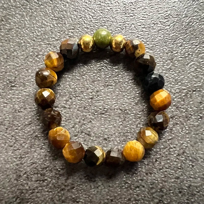 Boho Natural Stone Party Rings For Women Girls Trendy Handmade Jewelry Gift Amethyst Turquoise Tigereye Statement Ring Wholesale - Charlie Dolly