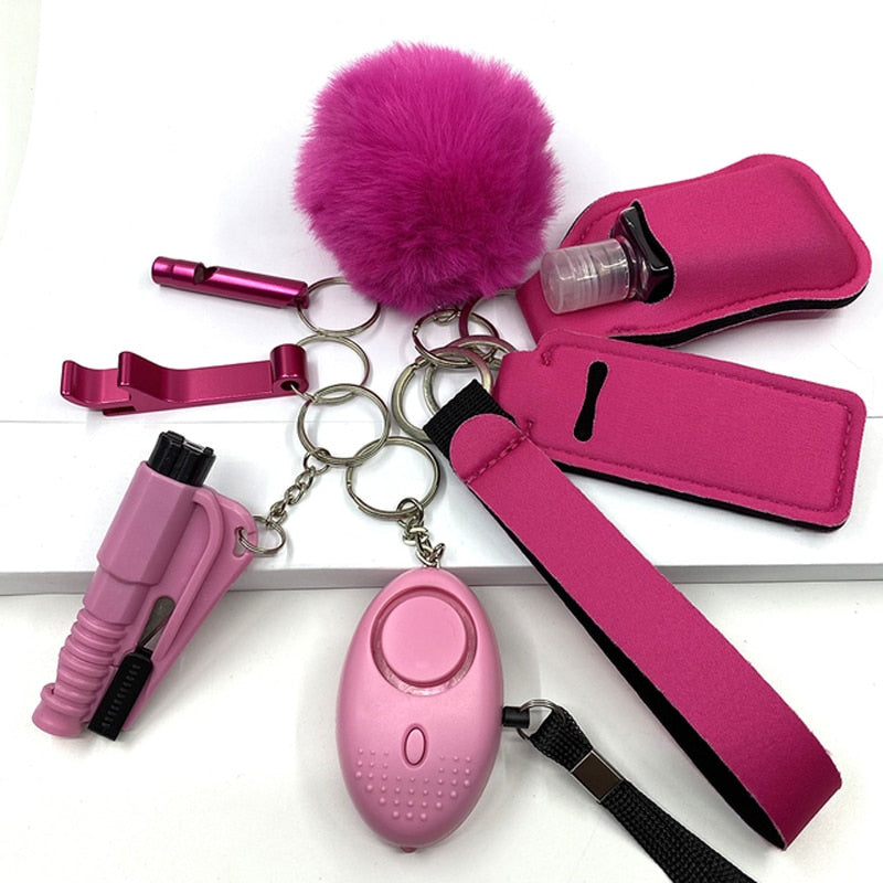 Llavero Defensa Personal Wristlet Vendors Safety Accessories Taserself Defense Keychain for Women