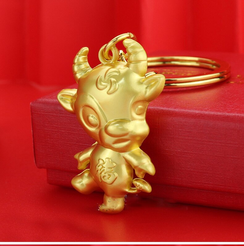 Maneki Neko Japan Lucky Cat Keychain Kawaii Trinkets Alloy Accessory Car Bag Pendant Key Chain Pray Golden Keyfob Couple Gift