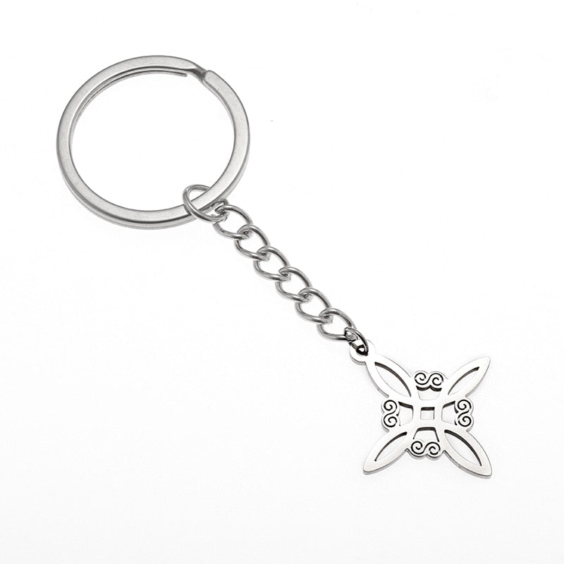 Silver Color Witch Knot Necklace for Women Stainless Steel Choker Necklaces Vintage Amulet Protection Supernatural Jewelry Sets