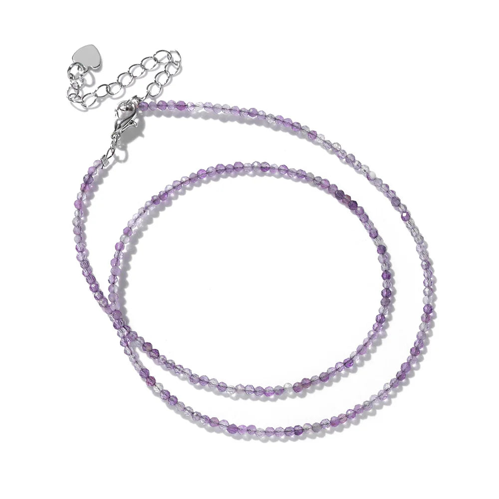 Crystal Stone Beaded Necklace