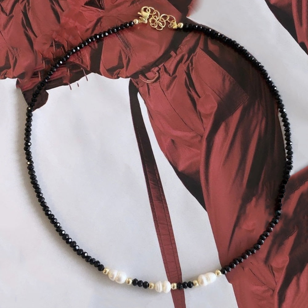 Exquisite Beaded Crystal Natural Shell Necklace Ohemia Style Handmade Women Statement Collares De Moda Beach Jewelry Friendship