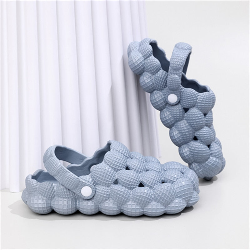 Comwarm Women Clogs Slippers Cute Bubble Ball Sandals Summer Indoor Massage EVA Slides Outdoor Closed Toe Anti-Slip Fashion Shoe