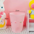 Creative Pink Waste Bin Anime Card Captor Sakura Plastic Trash Can Kawaii Cartoon Home Office Desktop Garbage Storage Basket New - Charlie Dolly
