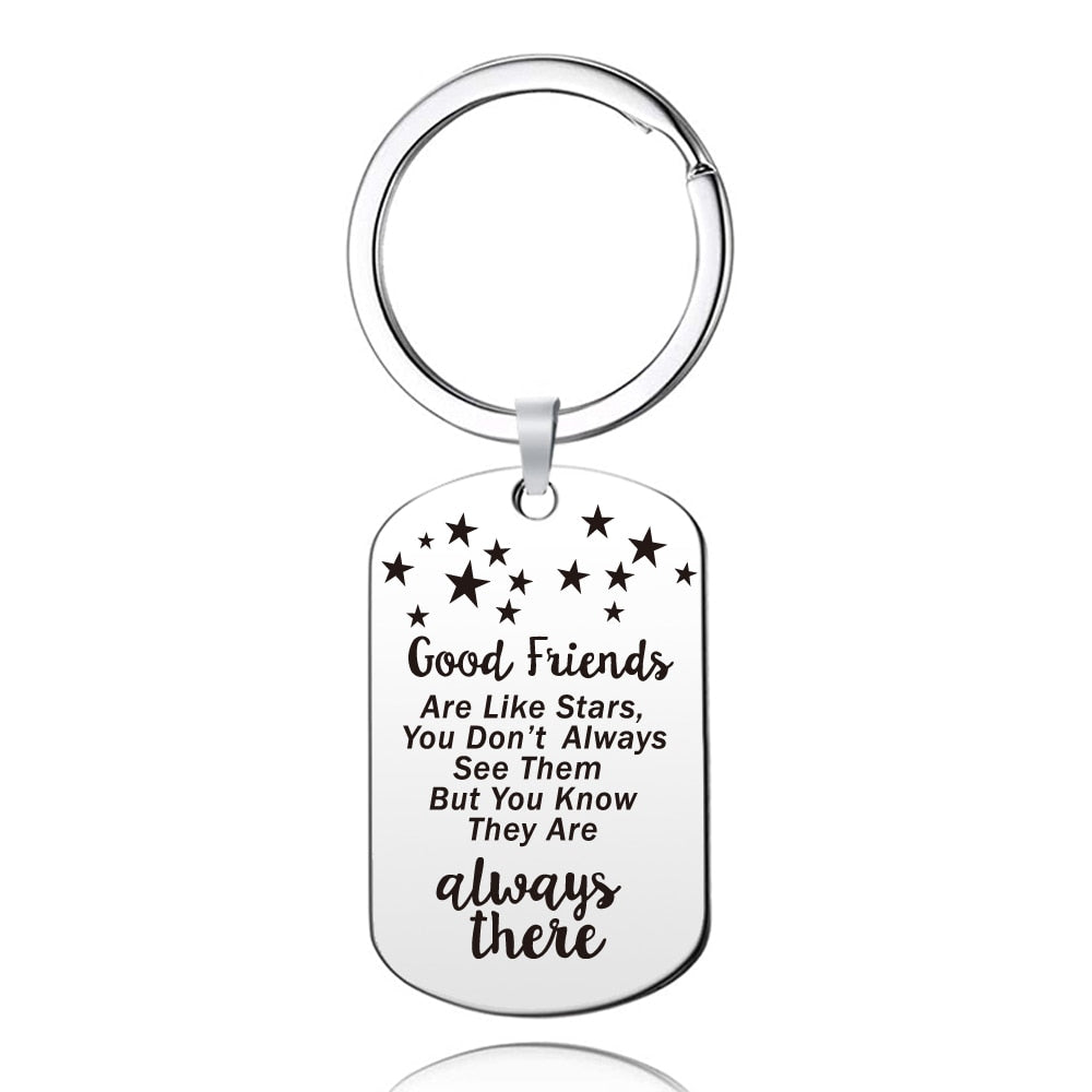 Wolf Friends Key Chains Keyring Keychain Fashion Jewelry Key chain Family Christmas Graduation Gift