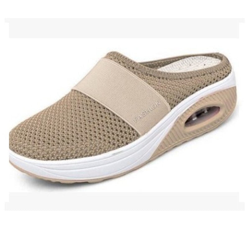 Women Wedge Slippers Anti-slip Premium Slippers Vintage Casual Female Platform Retro Shoes Plus Size Orthopedic Diabetic Sandals