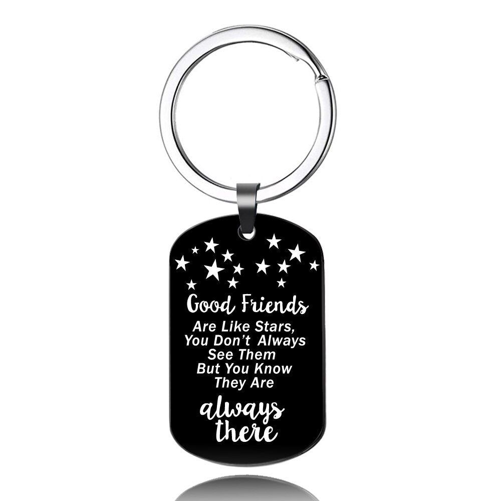 Wolf Friends Key Chains Keyring Keychain Fashion Jewelry Key chain Family Christmas Graduation Gift