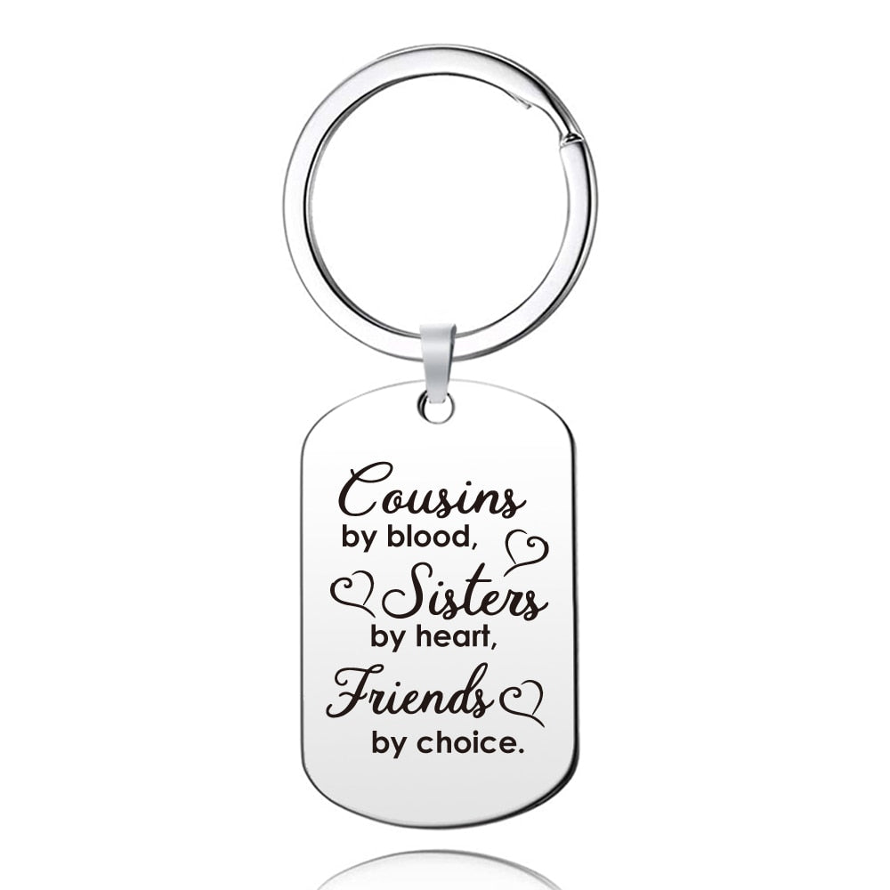Wolf Friends Key Chains Keyring Keychain Fashion Jewelry Key chain Family Christmas Graduation Gift