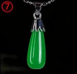S925 Silver Green Jade Dragon Water-Drop Pendant, Sacred Guardian Amulet