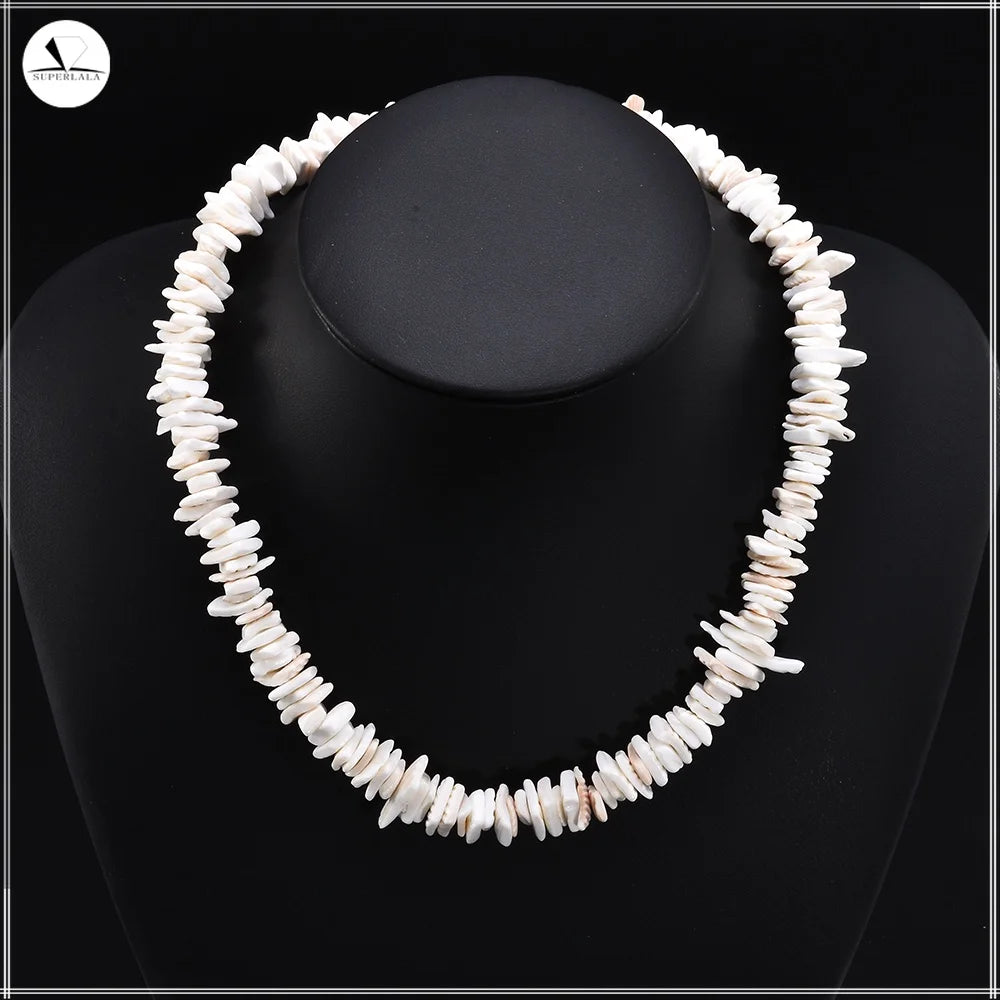 Hawaiian Puka Shell Adjustable Beach Necklace for Kids