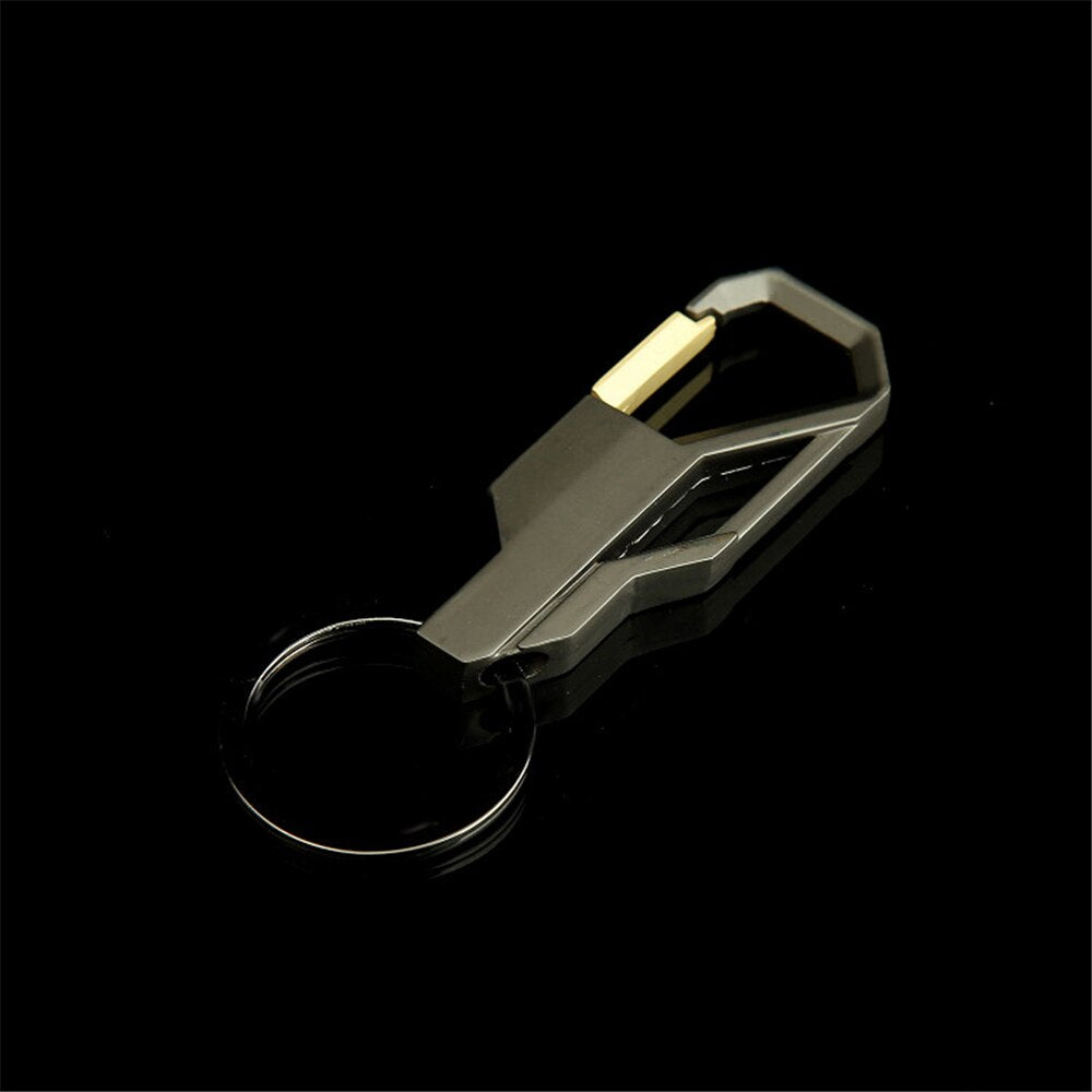 Metal Keychain New Men's Car Wallet Keyring Accessories Pendant Creative Practical Small Gift Zinc Alloy Classical Key Holder