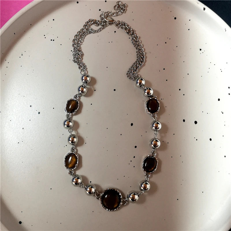 Sun Cross Butterfly Charm Choker Necklace Jewelry