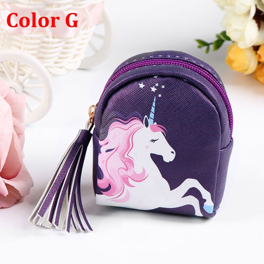 2023 Cartoon Women Girls Mini Coin Bag Cat Printed Coin Purse Keys Card Holder Wallet Money Bags Earphone Package Kids Gifts