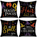 2024 Halloween Cushion Cover Halloween Decoration for Home Ghost Pumpkin Bat Pillowcase Horror Trick Or Treat Party Supplies - Charlie Dolly