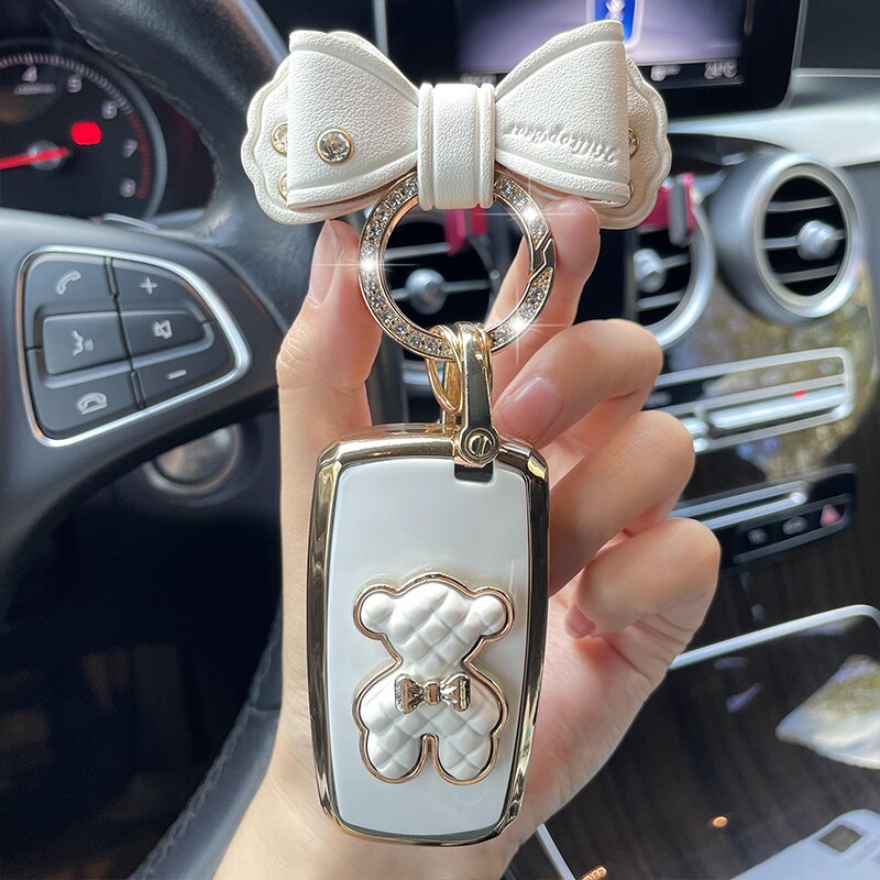 Car Remote Key Case Cover Shell Fob for Changan CS75PLUS CS55PLUS CS35 PLUS Eado UNI-T Oushang X5 X7 EV Keychain Accessories