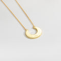 ANDYWEN 925 Sterling Silver Gold Coins Big Moon Pendant Necklace Long Chain Choker CZ Rock Punk Wedding Party Fine Jewels - Charlie Dolly