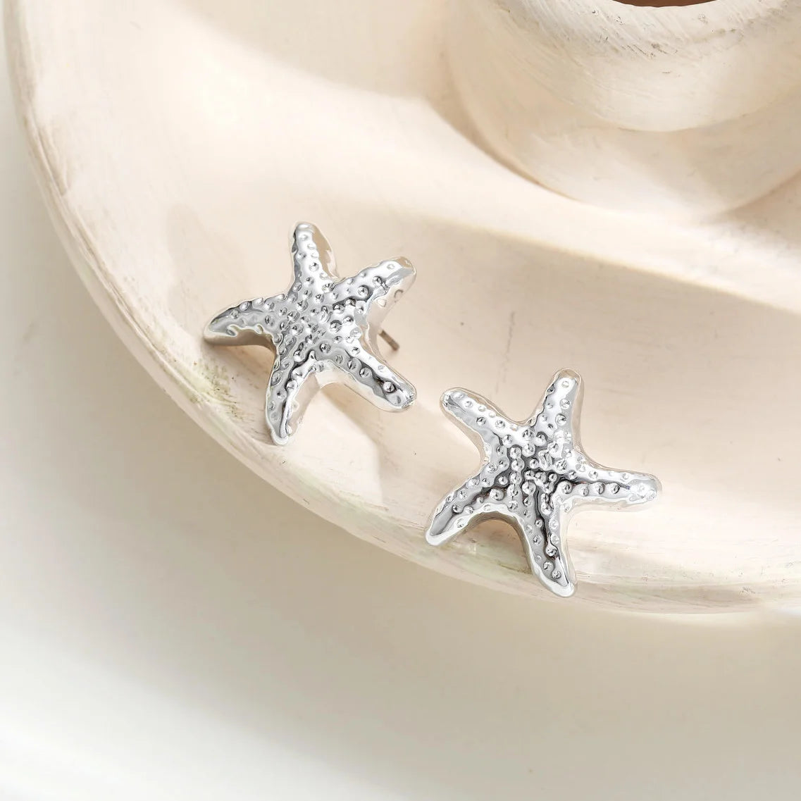 Simple Starfish Stud Earrings Jewelry