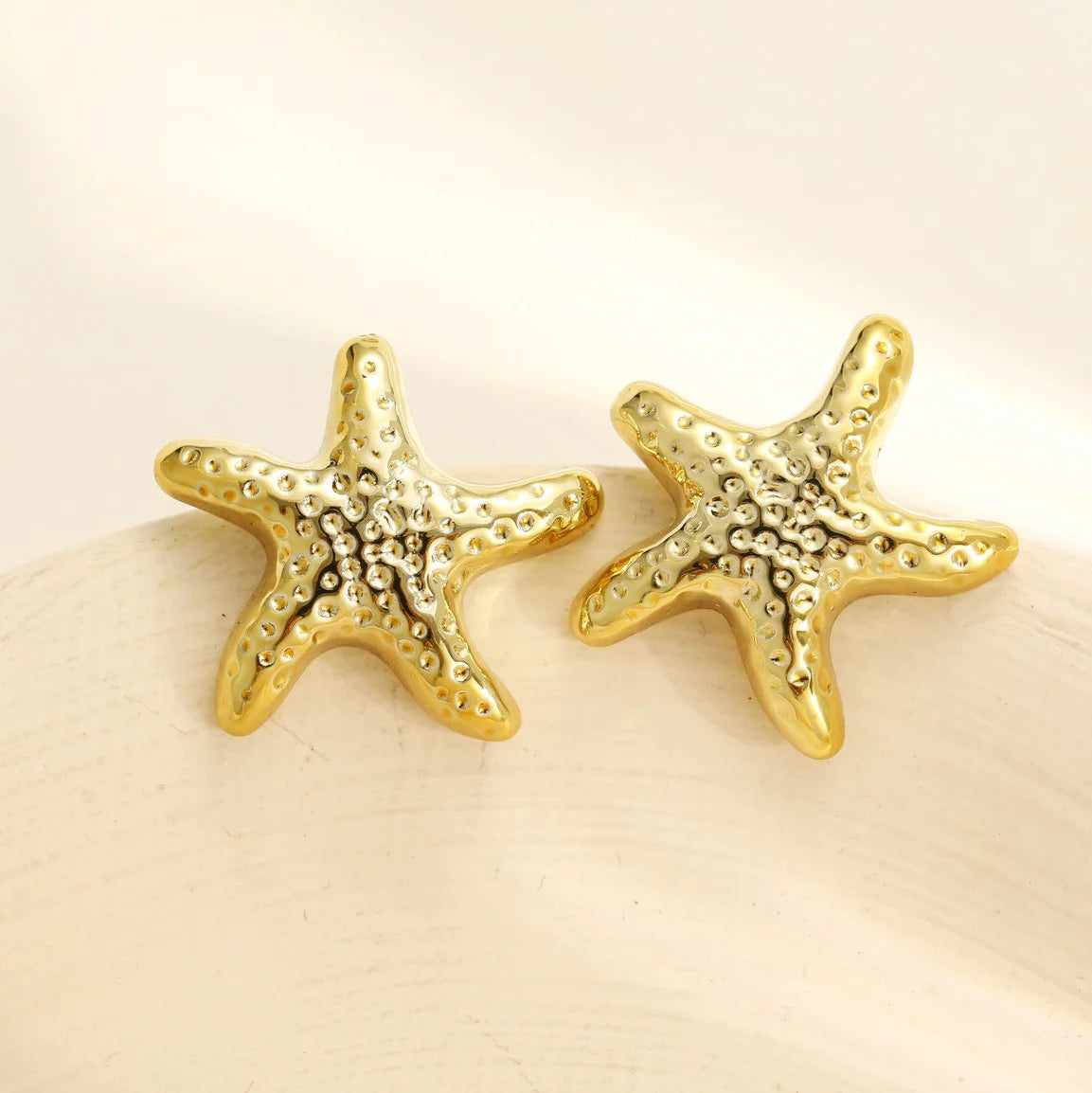 Simple Starfish Stud Earrings Jewelry