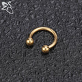 ZS 1 PC 316L Stainless Steel Nose Ring 14G 16G Nose Piercings Helix Ear Piercing Women Men Septum Rings Body Piercing  Jewelry - Charlie Dolly