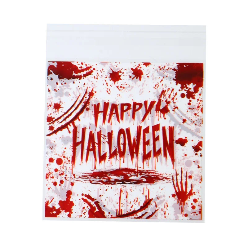 50PCS Halloween Candy Bags Halloween Party Decorations For Home 2024 Packaging Bag Pumpkin Party Ghost Halloween Decor Supplies - Charlie Dolly