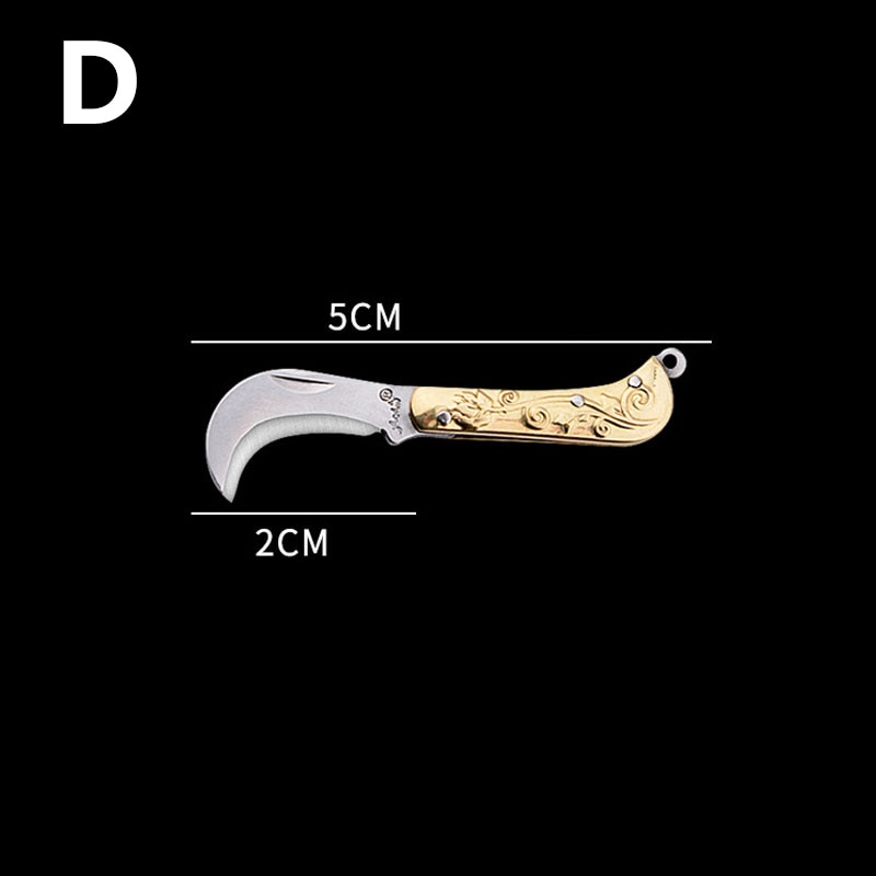 Outdoor Mini Portable Folding Knife Miniature Self Defense Keychain Pocket Knives for Survival Tools Stainless Steel EDC Pendant
