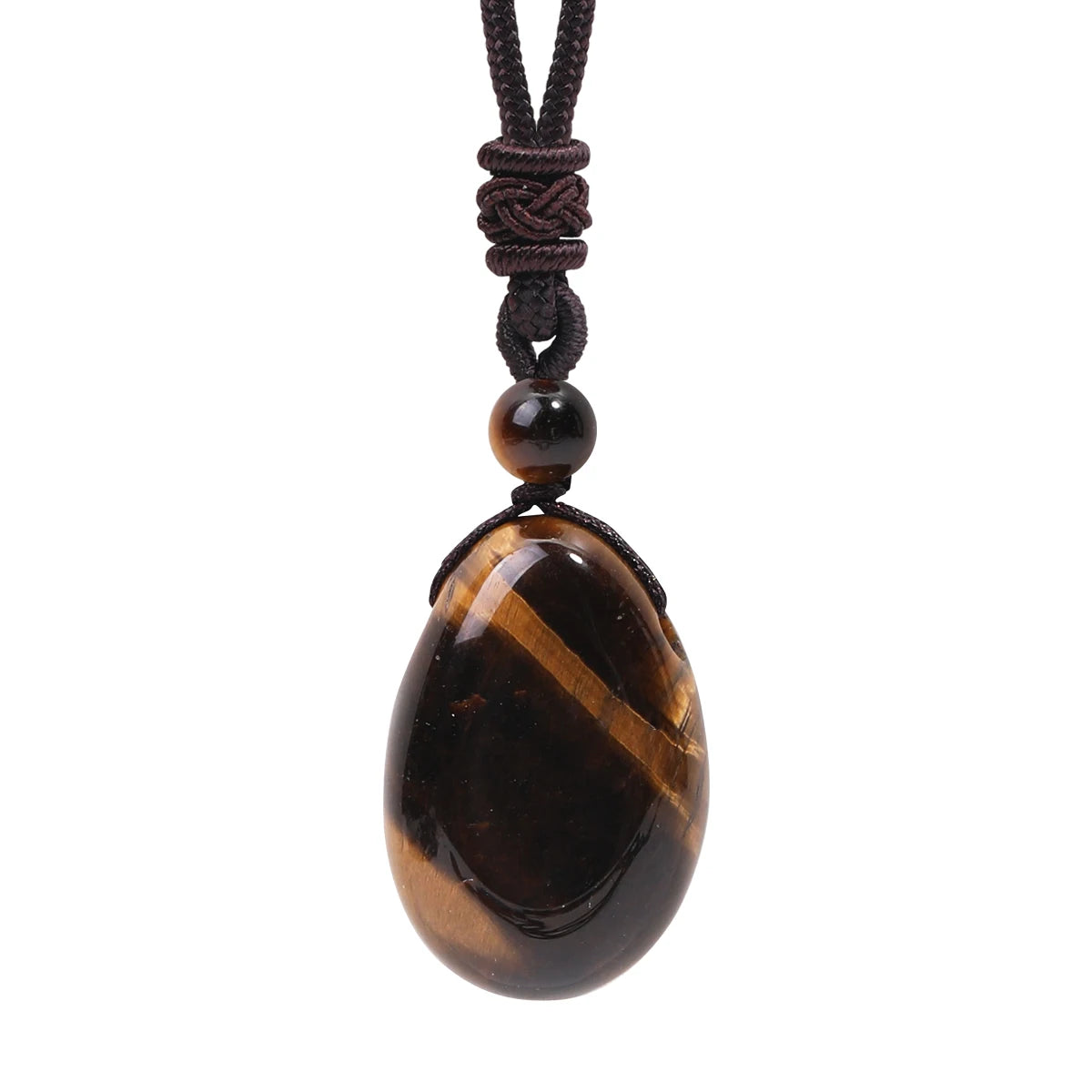 Water Droplet Crystal Pendant, Natural Stone Spiritual Necklace