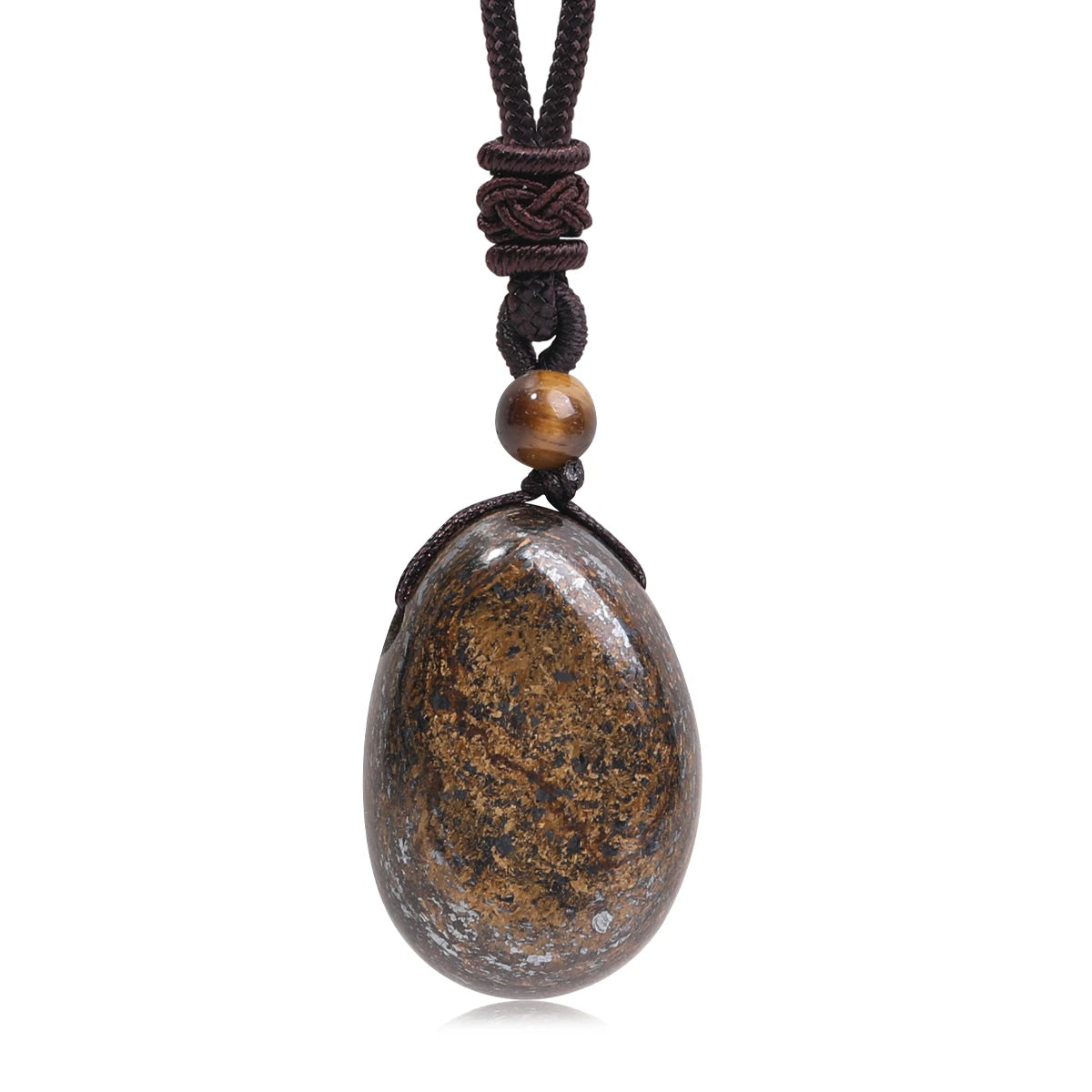 Water Droplet Crystal Pendant, Natural Stone Spiritual Necklace