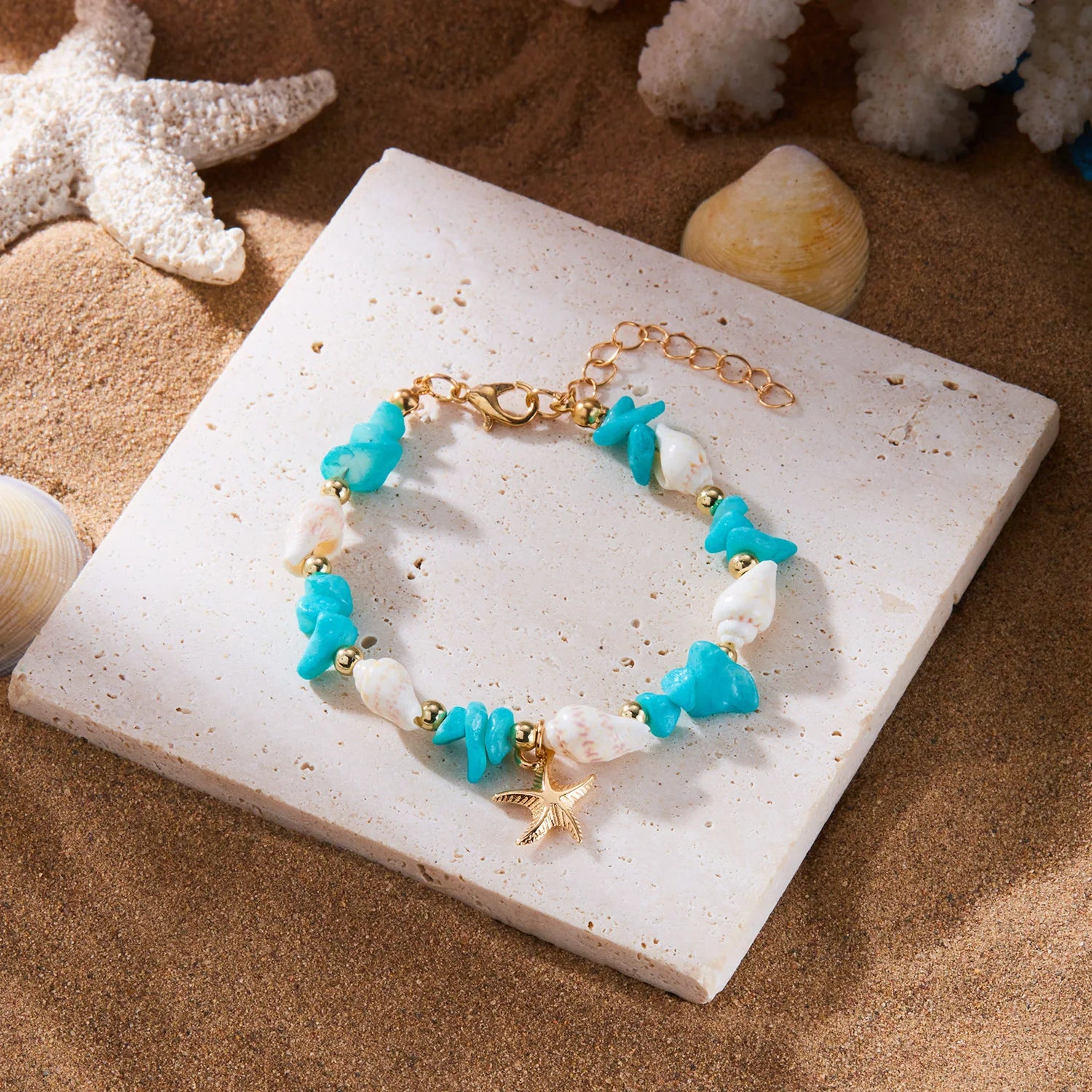 Shell & Starfish Boho Bracelet