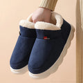 New Men Women Winter Slippers Warm Plush Slip-On Couples Home Cotton Boots Shoes Simple Anti-Slip Comfortable Flats Soft Boots - Charlie Dolly