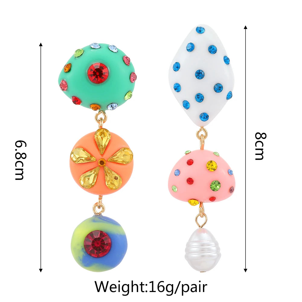 Luxury Charm Pendant Dangle Drop Earrings Jewelry