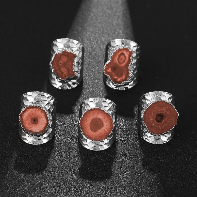 Agate Boho Ring