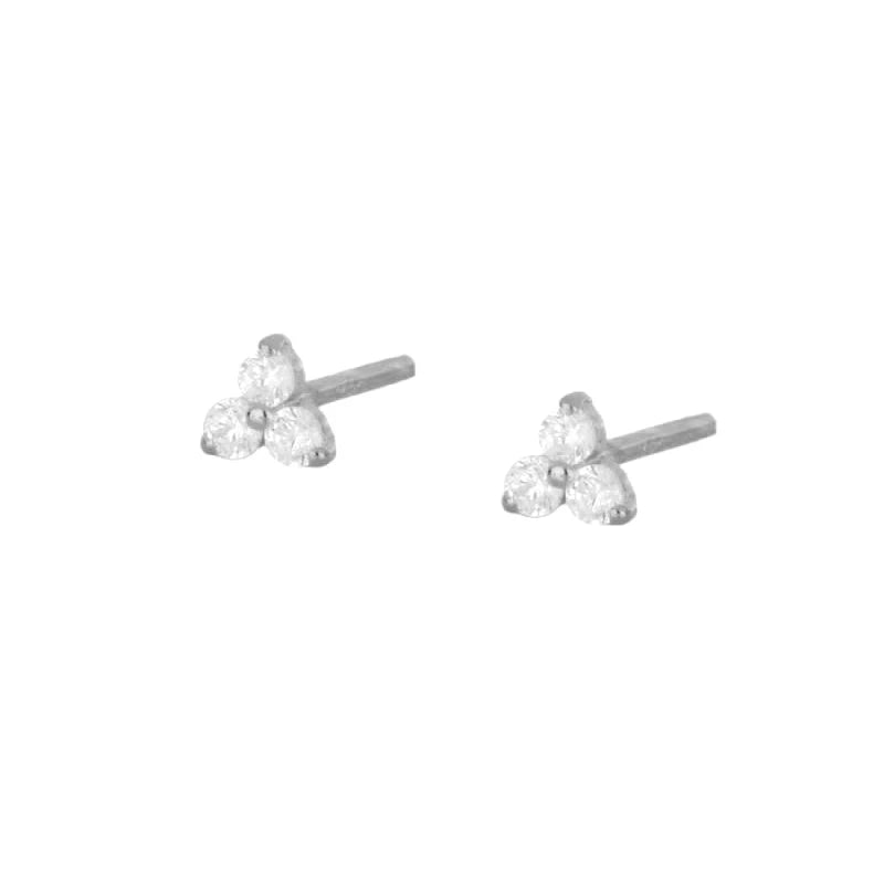 Gold Plated Hoop Stud Ear Cuff Earrings Set Jewelry