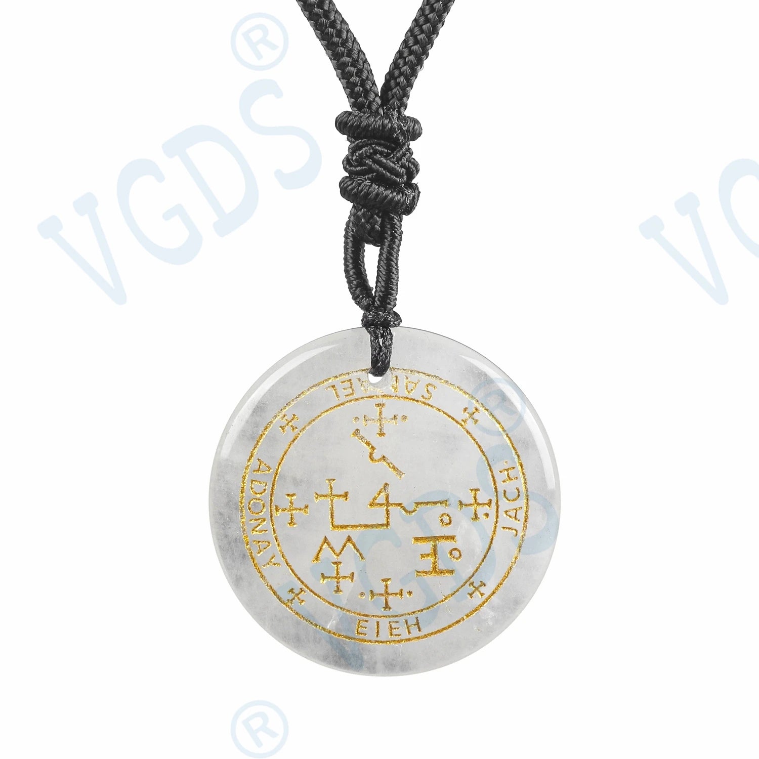 Seven Archangel Natural Crystal Pendant Necklace, Angel Protection Amulet Talisman