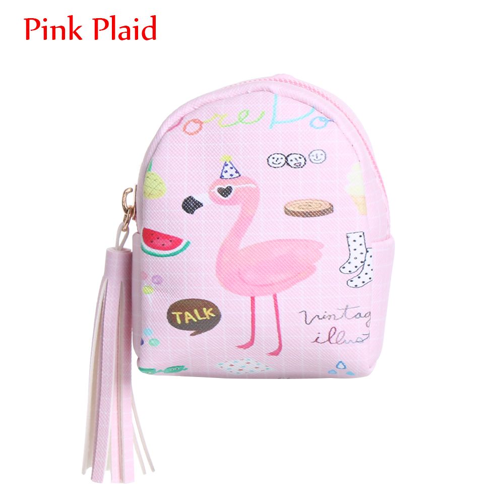 2023 Cartoon Women Girls Mini Coin Bag Cat Printed Coin Purse Keys Card Holder Wallet Money Bags Earphone Package Kids Gifts