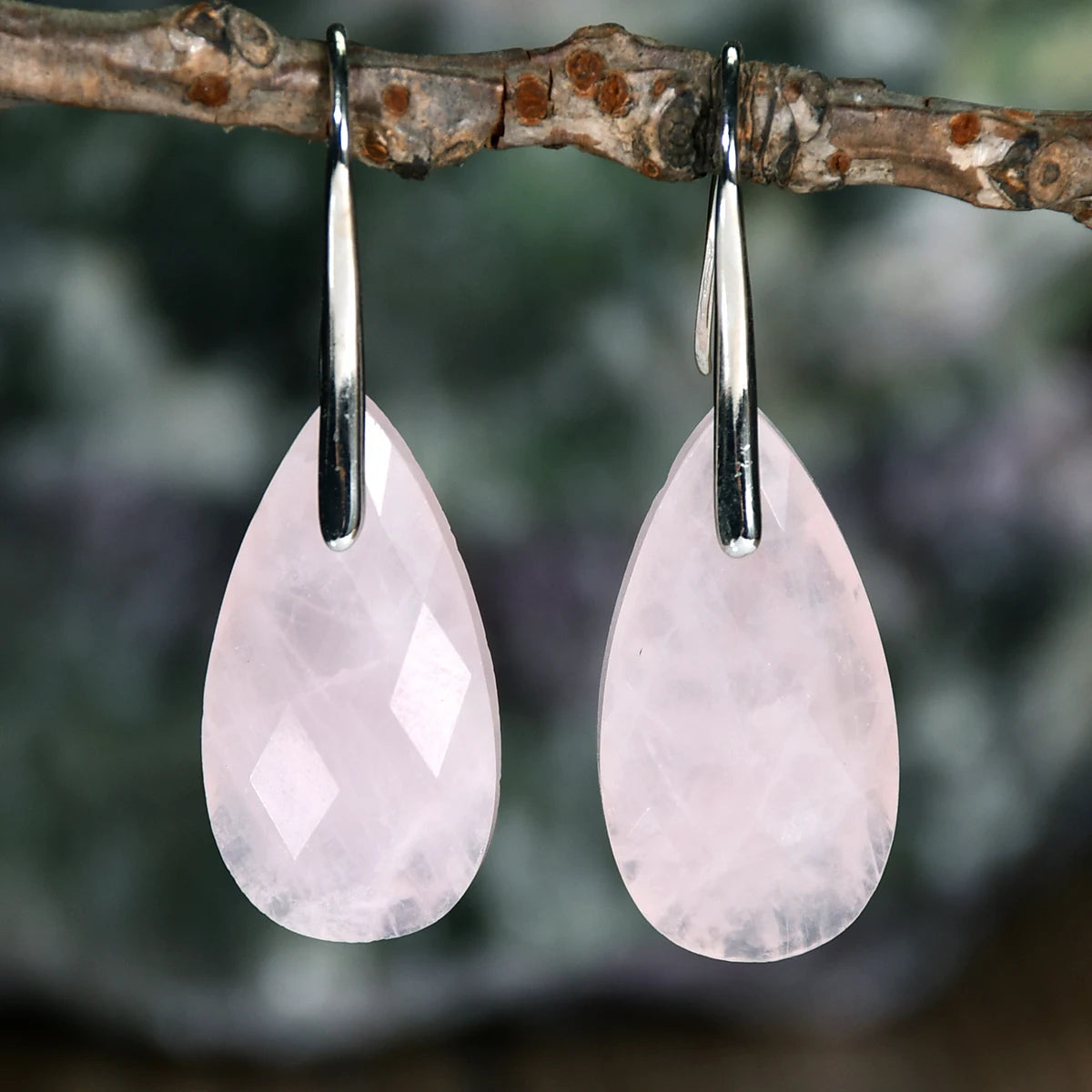 Rose Quartz Earrings