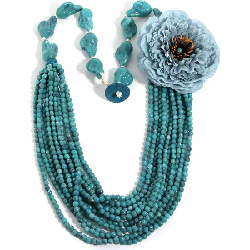 Handmade Bead Multilayer Long Necklace Jewelry
