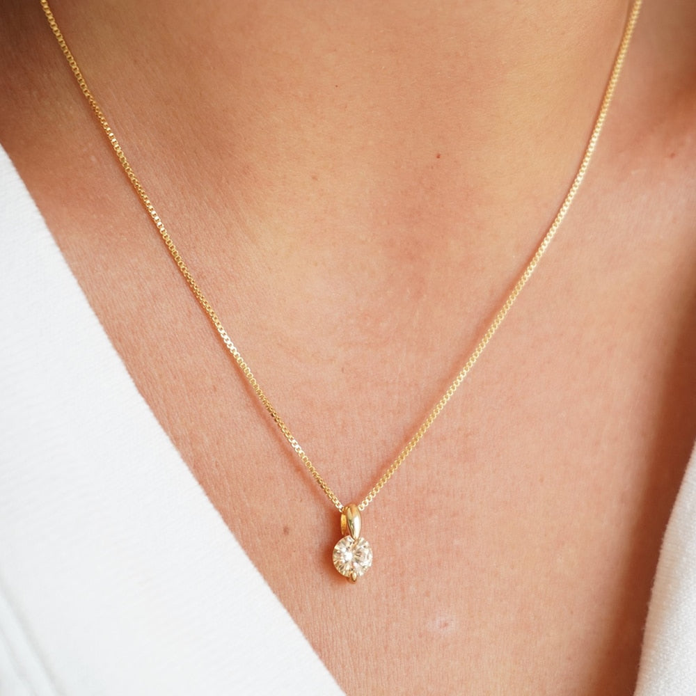 Gold Color Irregualr Choker Necklace For Women Love Heart Crystal Clavicle Chain Necklace Wholesale Jewelry