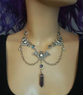 Gothic Bat Necklace, Halloween necklace, Vampire Bat Necklace, Gothic Jewelry, Classic Goth Victorian necklace - Charlie Dolly