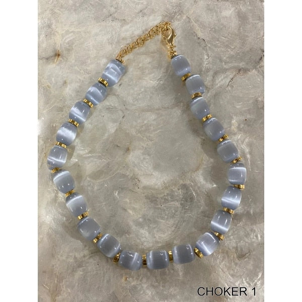 natural stone beaded Kunzite gold-plated bead collar freshwater accents large baroque pearl focal Hook fastening necklace women