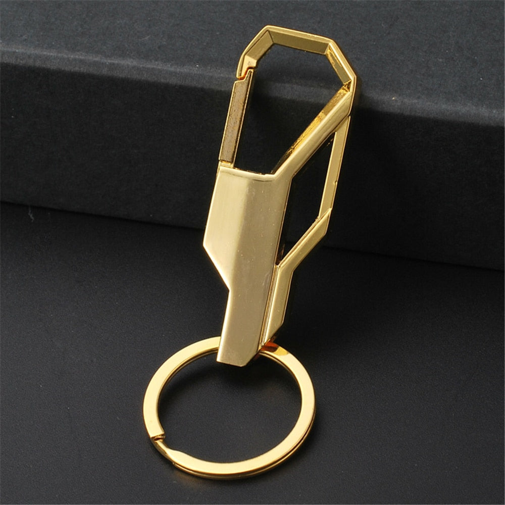 Metal Keychain New Men's Car Wallet Keyring Accessories Pendant Creative Practical Small Gift Zinc Alloy Classical Key Holder