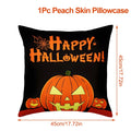 Halloween Pumpkin Ghost Pillowcase Happy Halloween Party Decorations For Home 2024 Trick or Treat Spider Bat Cat Pillow Covers - Charlie Dolly