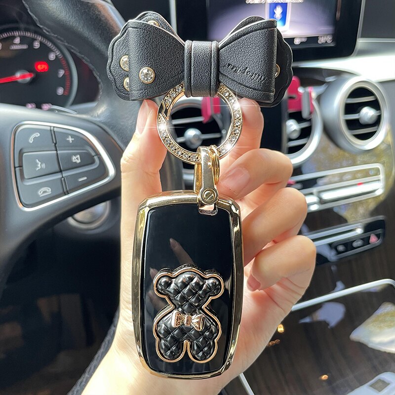 Car Remote Key Case Cover Shell Fob for Changan CS75PLUS CS55PLUS CS35 PLUS Eado UNI-T Oushang X5 X7 EV Keychain Accessories