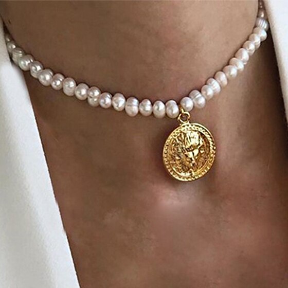 Collar Trendy Quartz Necklace Pendant Natural Stone Pink Crystal Pendant Necklace Bohemian Sparkling METAL SHELL jewelry