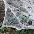 Halloween Decoration Party Accessories Decorations for Events Scream Festa Spider Web Black Outdoor Props Haunted House Spider - Charlie Dolly