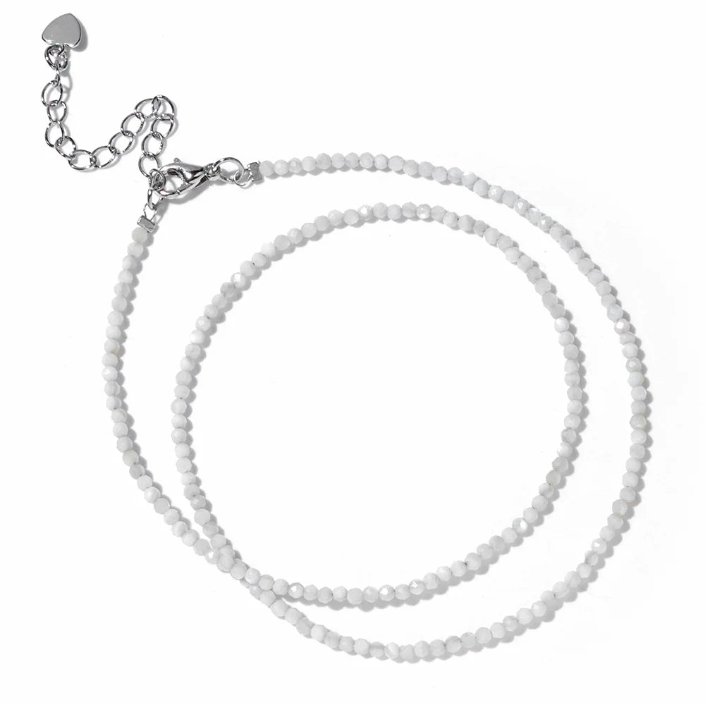 Crystal Stone Beaded Necklace
