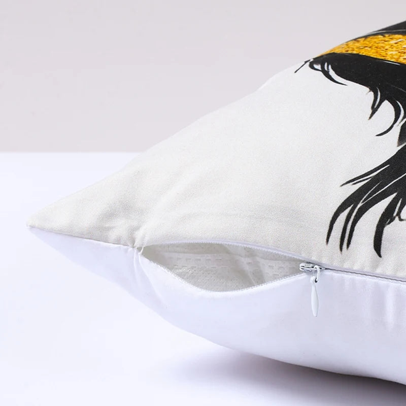 Halloween Pumpkin Ghost Pillowcase Happy Halloween Party Decorations For Home 2024 Trick or Treat Spider Bat Cat Pillow Covers - Charlie Dolly